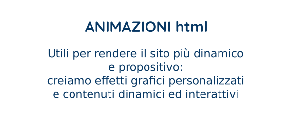 Animazioni html